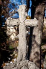 Old concrete cross