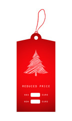 christmas price sticker