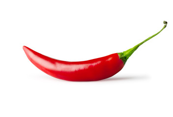 red hot chili pepper isolated