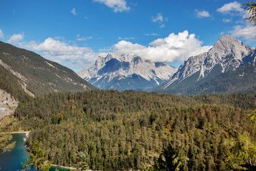 Fototapeta na wymiar Zugspitze Mountain