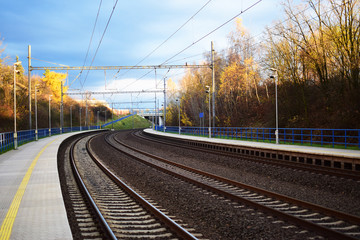 Fototapeta premium Railway station