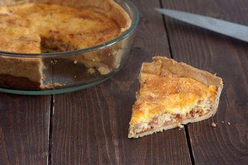 quiche with sausage