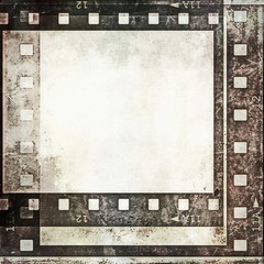 Obraz premium grunge film strip background