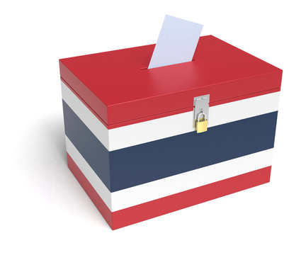 Thai Flag Ballot Box
