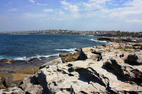 Küstenwanderung  Bondi Beach zu Coogee Beach - Sydney Australien
