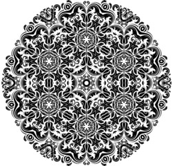 Floral  Pattern. Orient Abstract Background