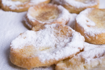 torrijas, typical spanish dessert for Lent and Easter