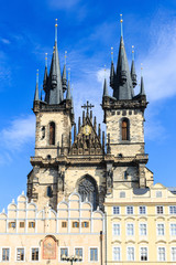 Fototapeta premium Tyn Cathedral. Prague, Czech Republic