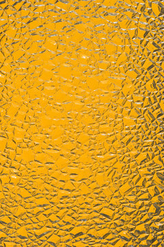 Gold Cracked Glass Background