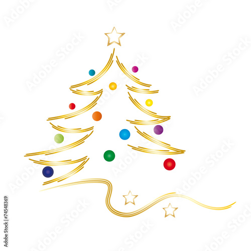 quot frohe weihnachten goldener weihnachtsbaum mit bunten quot frohe weihnachten goldener weihnachtsbaum mit bunten