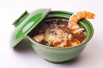 prawn miso soup