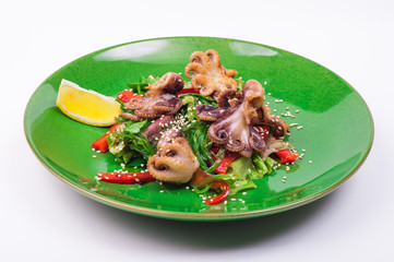 octopus and chuka salad