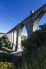  aqueduct built in the 18th century, located in Lisbon