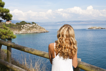 Fototapeta premium cies natural park islands, Galicia, Spain