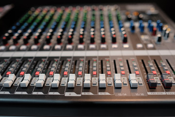 audio control desk