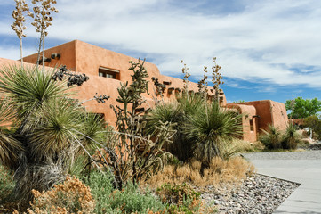Mexican hacienda, New Mexico, USA