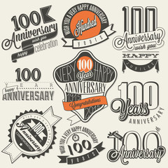 Vintage style One Hundred anniversary collection