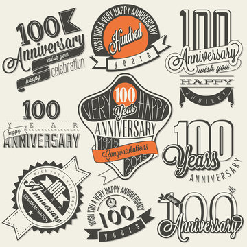 Vintage style One Hundred anniversary collection