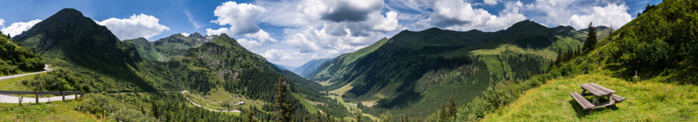 Fototapeta premium Alps Panorama,Styria,Austria.