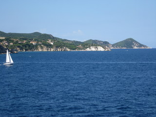 Fototapeta premium A mare aperto Isola d'Elba
