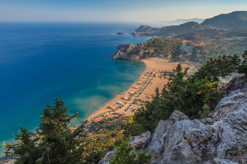 Obraz premium Tsambika beach
