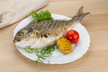 Grilled dorado
