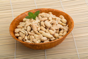 Peanut in the bowl