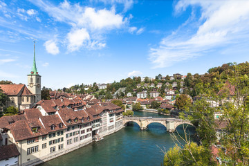 View on the bridge in Berne