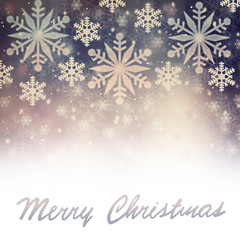 Naklejka na ściany i meble Merry Christmas greeting card