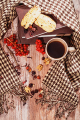 healthy tea with briar and guelder