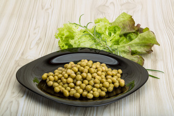 Marinated peas