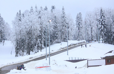 ski resort Rosa Khutor near Krasnaya Polyana