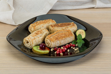 Pancakes with berries