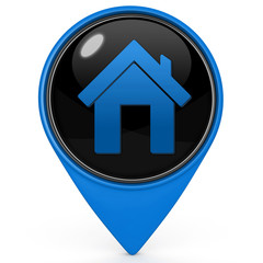 Obraz premium home pointer icon on white background