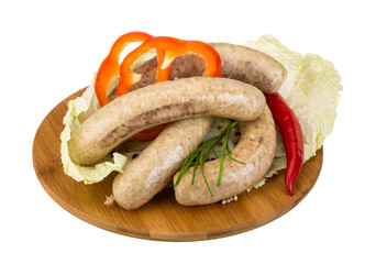 Grilled sausages