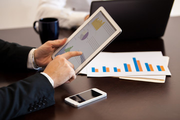 Businessman in a meeting