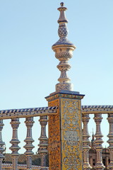 Spain, Andalucia, Seville, Plaza de Espana