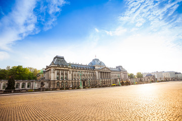 Royal Palace of Brussels at daytime in Belgium