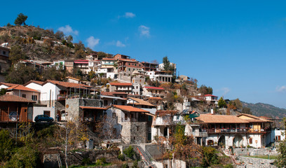 Fototapeta na wymiar Kalopanayiotis Cyprus Village.