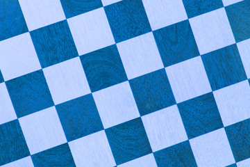 Fototapeta premium Very old wooden chess board, isolated