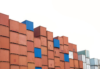 Containers in the port of Laem Chabang