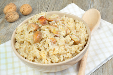risotto with porcini mushrooms