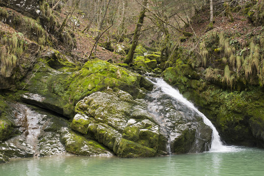 fabulous lake and stream near skrad