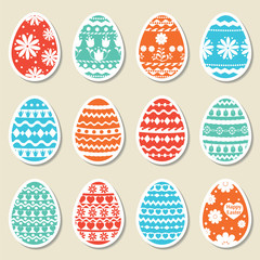 Easter eggs icons.