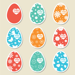 Easter eggs icons.