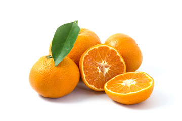 Fototapeta na wymiar tangerine or mandarin