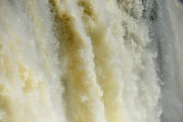 Iguazu water flow