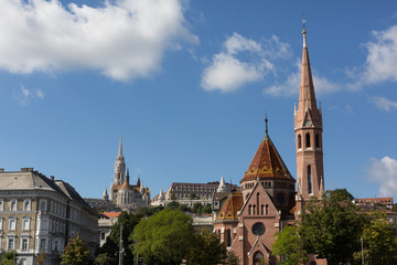 Fototapeta na wymiar Budapest skyliine