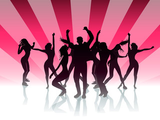 Obraz na płótnie Canvas Dance party Disco