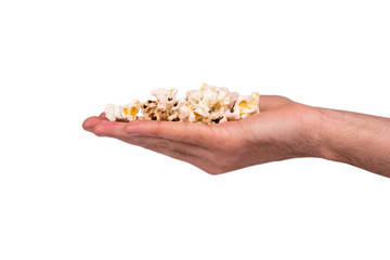Fototapeta premium Popcorn in hand